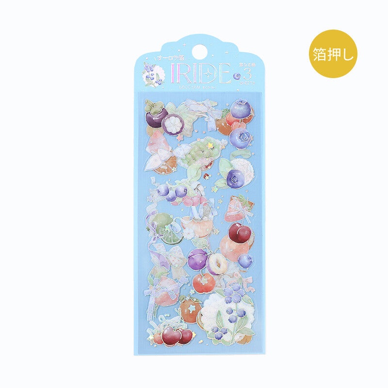 BGM – Foil Stamping Iride Sticker Sheets – Fruits