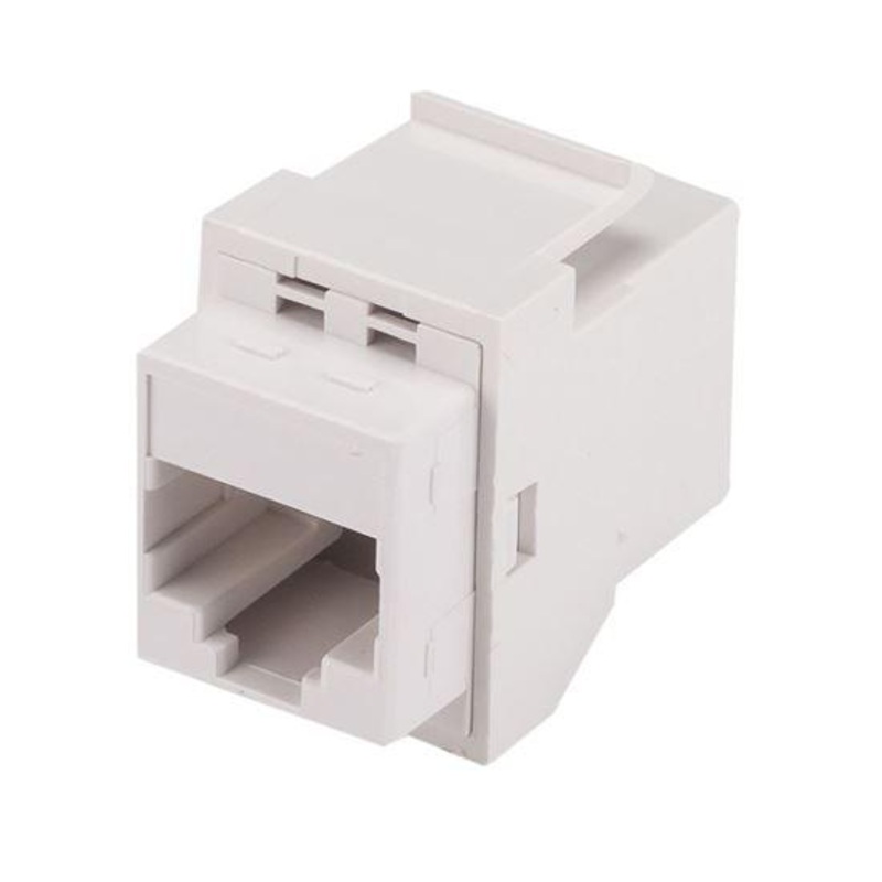 DYNAMIX Cat6 Rated RJ45 8C Joiner, 2-Way (2x RJ45 Sockets)