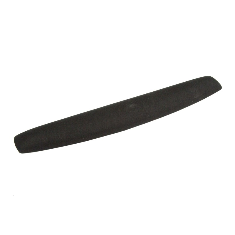 DYNAMIX Ergonomic Gel Filled Keyboard Palm Rest. Black Smooth Glide Surface. Non-skid PU Backing. Contoured Edges for Additional Comfort Dims 470x95x20mm 15% Polyester & 85% Polyurethane.
