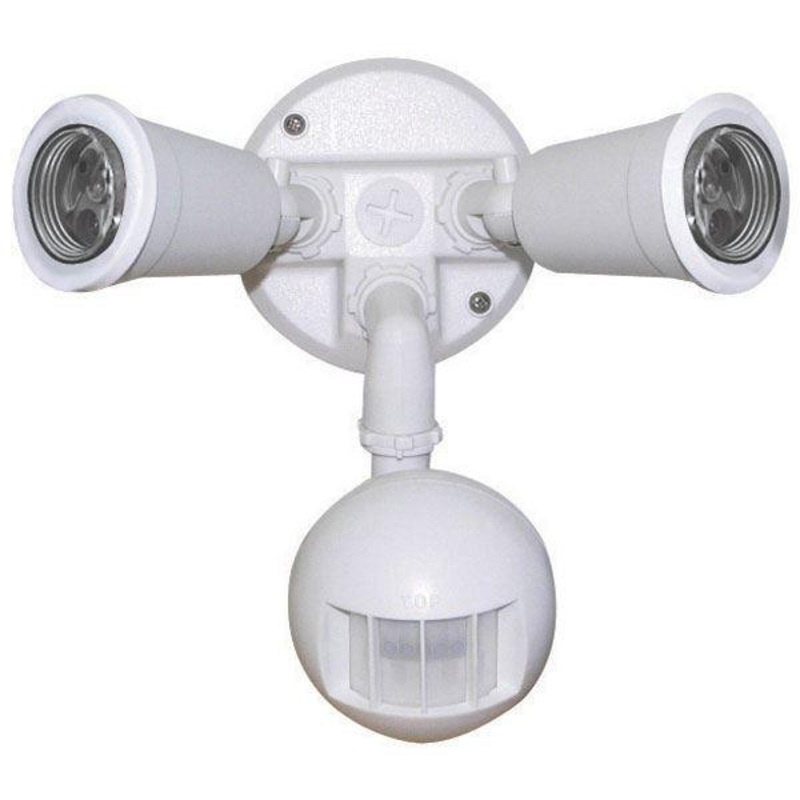 HOUSEWATCH Twin Spot Sensors E27. IP44. 12m Detection Range. LUX