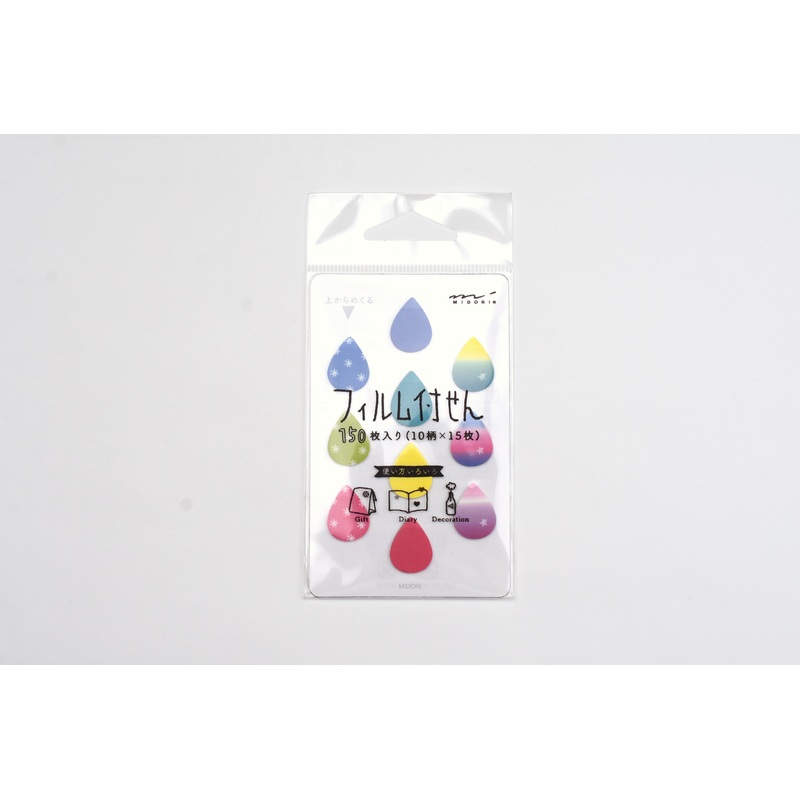 Midori Memo Film Mini Sticky Notes – Drops