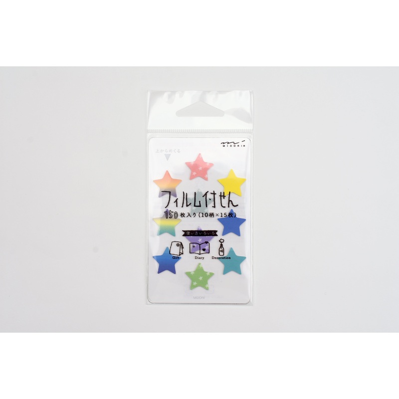 Midori Memo Film Mini Sticky Notes – Stars
