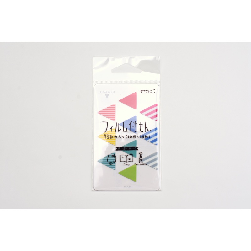 Midori Memo Film Mini Sticky Notes – Triangles