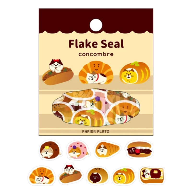 Papier Platz – Concombre Flake Stickers – Bakery
