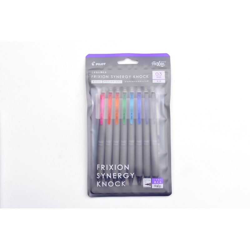Pilot FriXion Synergy Knock – 0.3mm – Set of 8