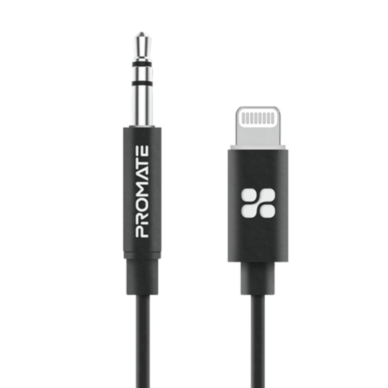 PROMATE 1m Apple MFi Certified Lightning To 3.5mm Stereo Audio