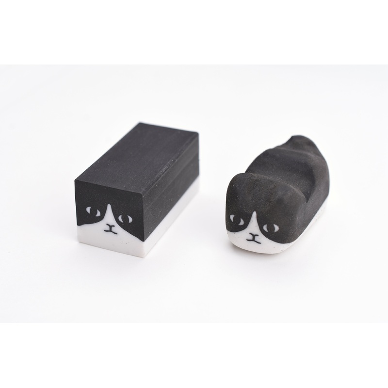 Sun-Star Cat Eraser – Tuxedo Cat