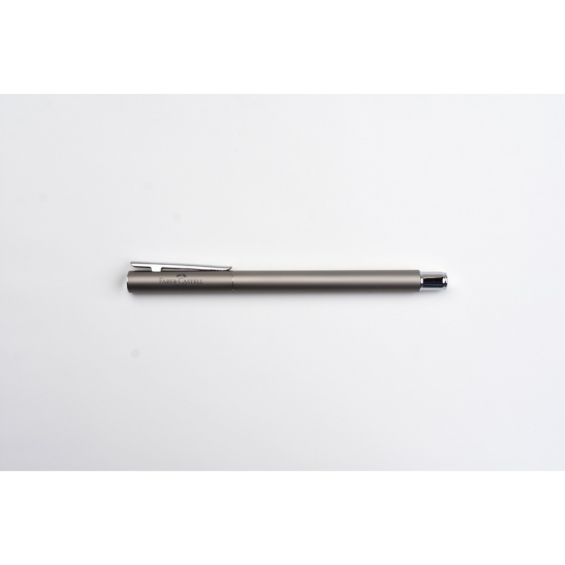 Faber-Castell – Design Neo Slim Fountain Pen – Stainless Steel Matte