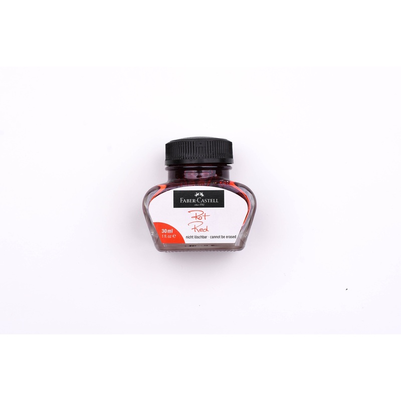 Faber-Castell – Fountain Pen Ink Bottles – Red – 30ml Bottle