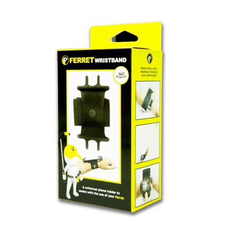 FERRET Wristband Universal Phone Holder To Assist With The Use Of