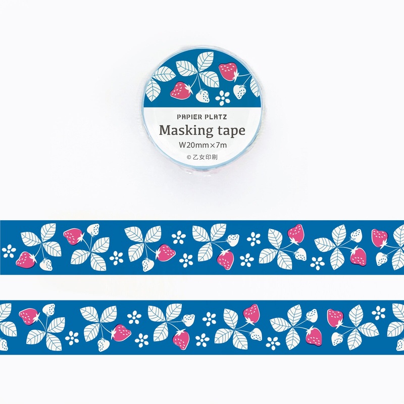Papier Platz x Otome Insatsu – Strawberry Masking Tape