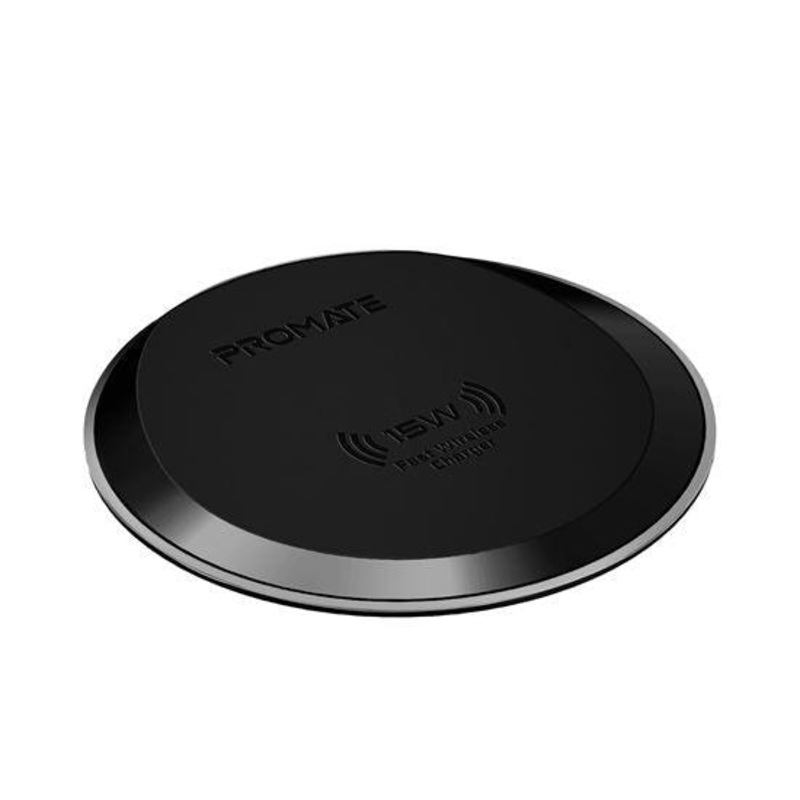 PROMATE 15W Ultra-Fast Wireless Super Slim Charging Pad With