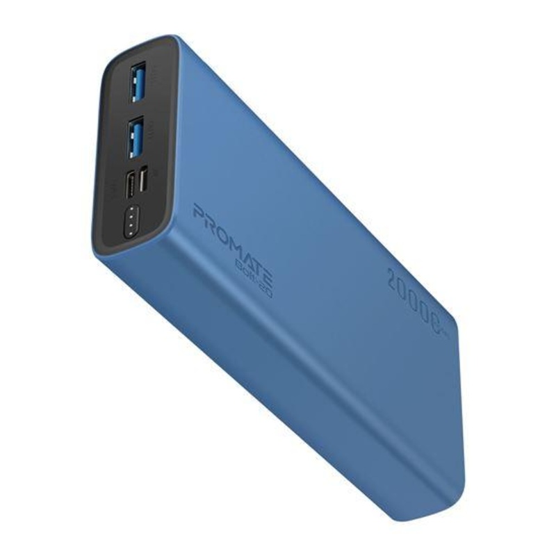 PROMATE 20000mAh Smart Charging Power Bank With Dual USB Output.