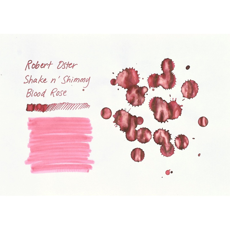 Robert Oster Signature Ink – Shake n’ Shimmy – Blood Rose – 50ml