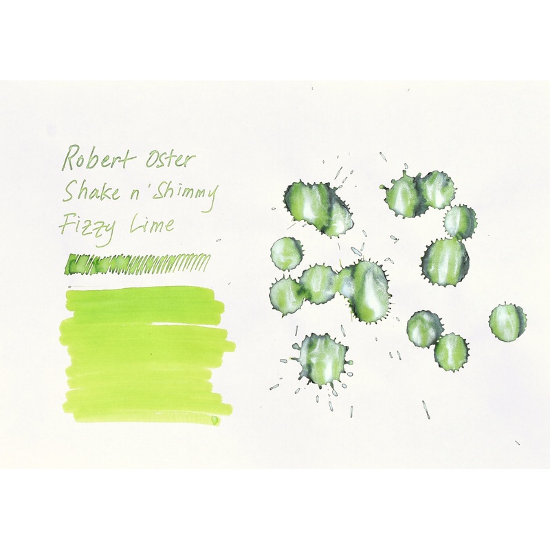 Robert Oster Signature Ink – Shake n’ Shimmy – Fizzy Lime – 50ml
