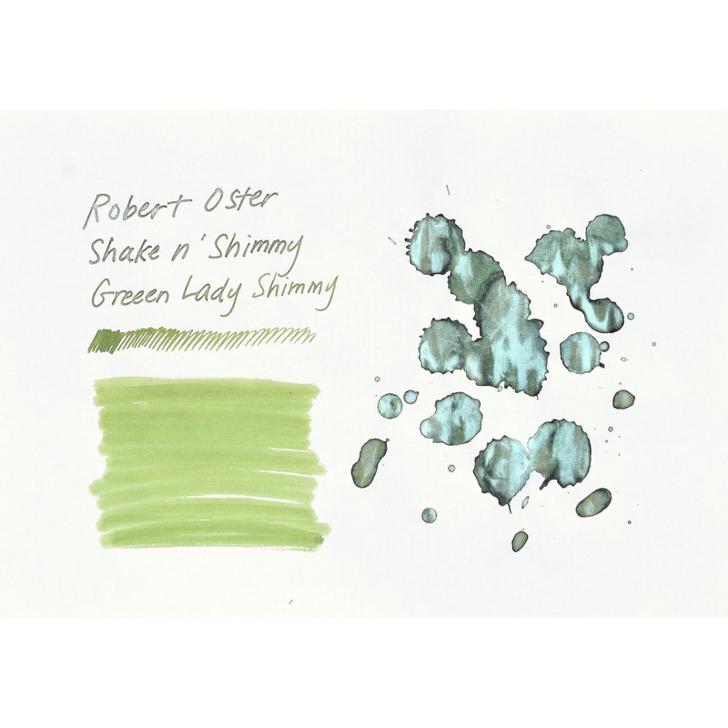 Robert Oster Signature Ink – Shake n’ Shimmy – Green Lady – 50ml