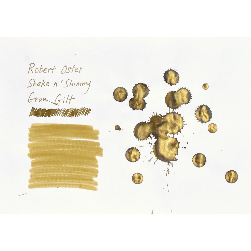 Robert Oster Signature Ink – Shake n’ Shimmy – Grun-Gilt – 50ml