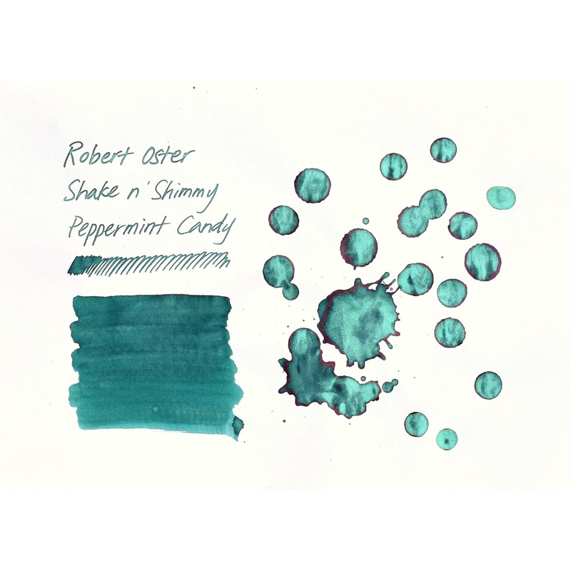 Robert Oster Signature Ink – Shake n’ Shimmy – Peppermint Candy – 50ml