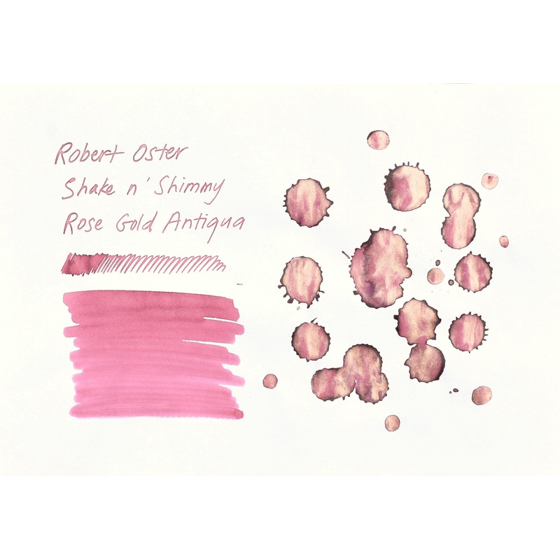 Robert Oster Signature Ink – Shake n’ Shimmy – Rose Gold Antiqua – 50ml