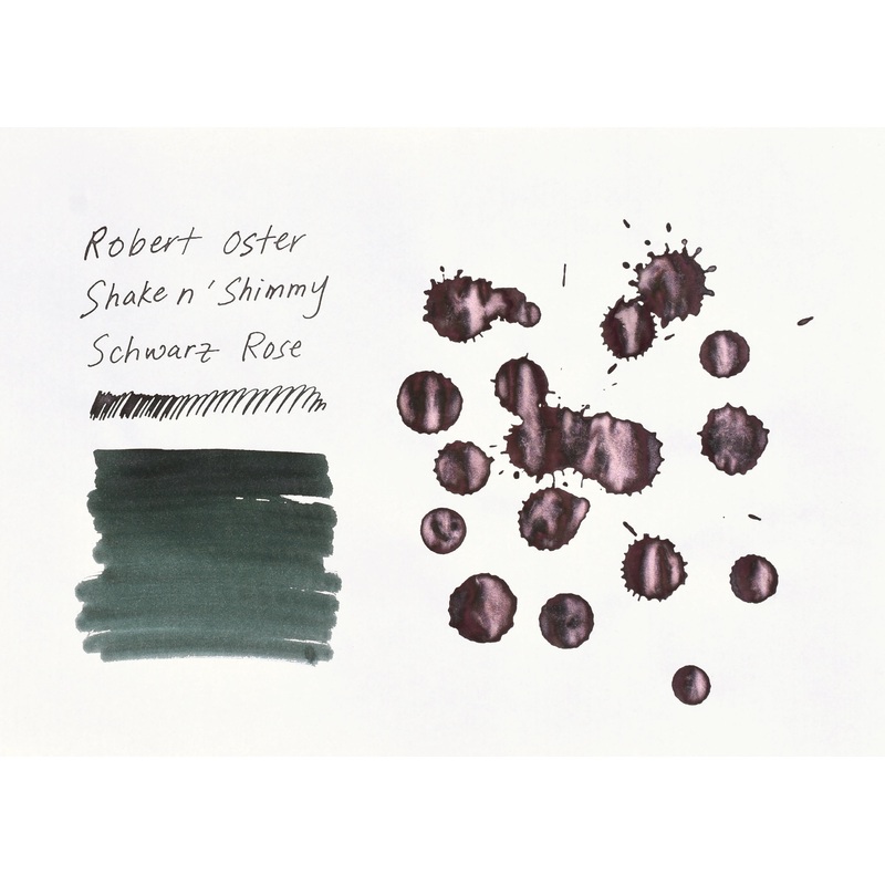 Robert Oster Signature Ink – Shake n’ Shimmy – Schwarz Rose – 50ml