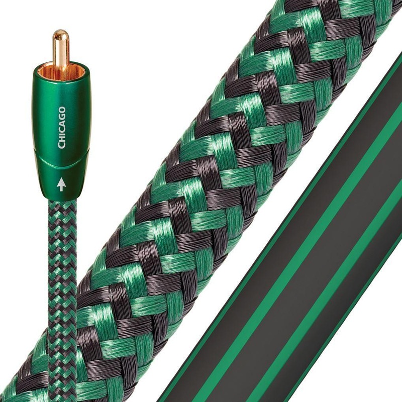 AUDIOQUEST Chicago 5M 1 To 1 RCA RCA. Solid Long Grain Copper