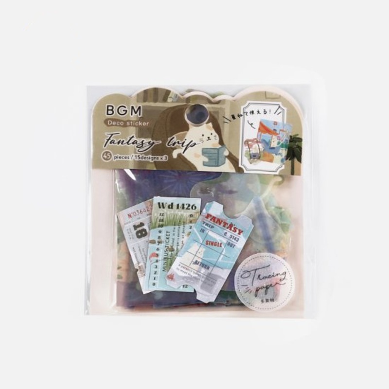 BGM Deco Sticker – Fantasy Trip – Cat Land