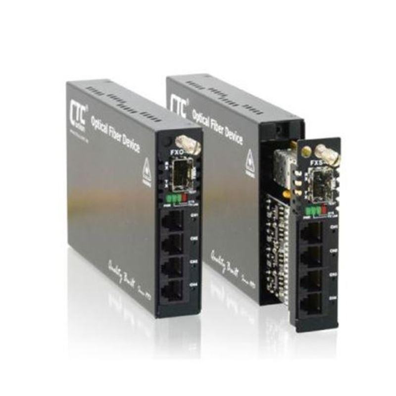 CTC UNION Multi Channel POTS Over Fibre Converter.