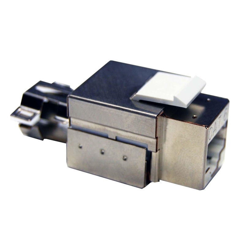 DYNAMIX Cat6 Shielded KeystoneJack Dual Termination 110/Krone