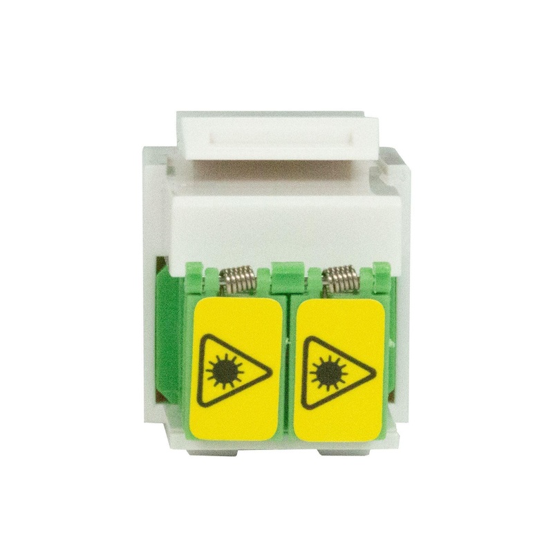 DYNAMIX LCAPC Duplex Singlemode Slimline Keystone Shuttered