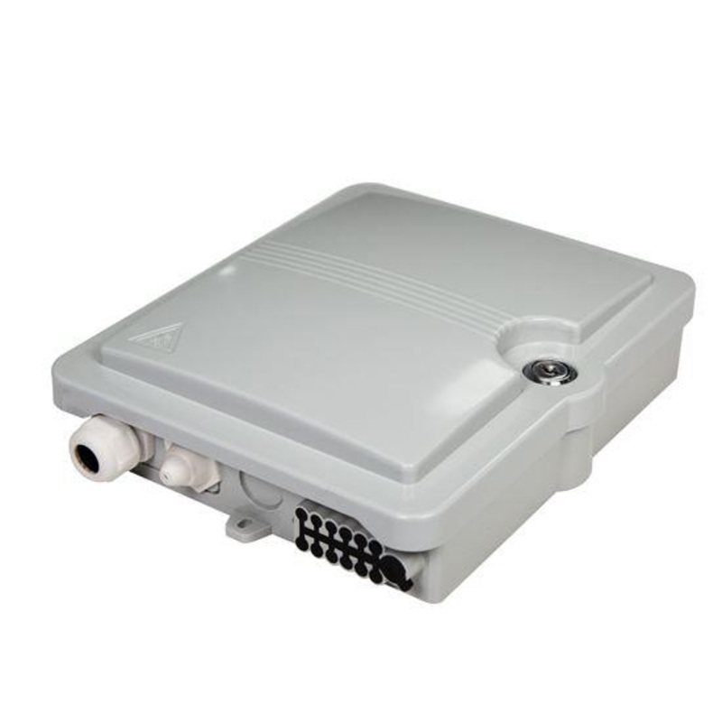 DYNAMIX Lockable Indoor/Outdoor Fibre Termination Box. 8x Position