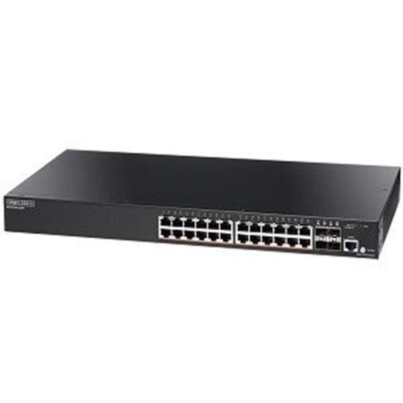 EDGECORE 24 Port Gigabit Extendable PoE+ Web Smart Pro Switch.