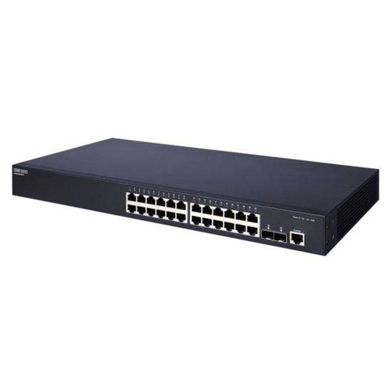 EDGECORE 24 Port Gigabit Managed Switch With 2x 10G Uplink Ports.