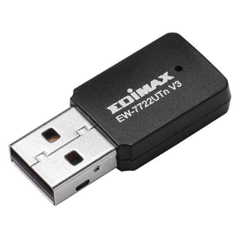 EDIMAX N300 Wi-Fi 4 Mini USB-A Wireless Adapter. Up To 300Mbps