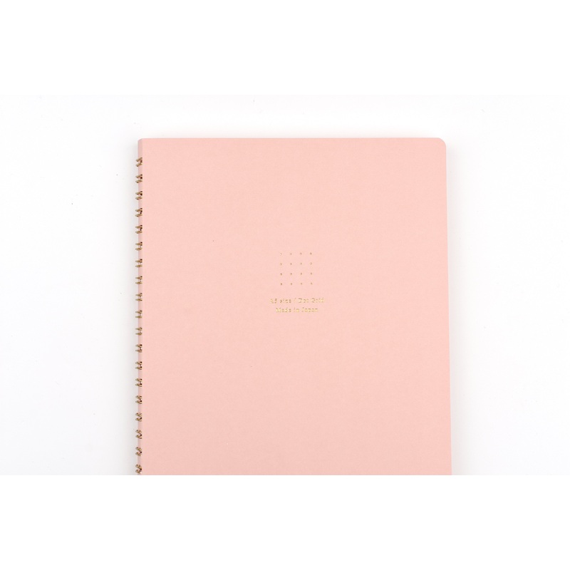 MD Ring Notebook Soft Color – A5 – Dot Grid – Pink