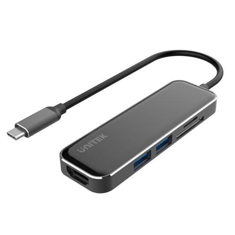 UNITEK 5-In-1 USB 3.1 Multi-Port Hub With USB-C Connector.