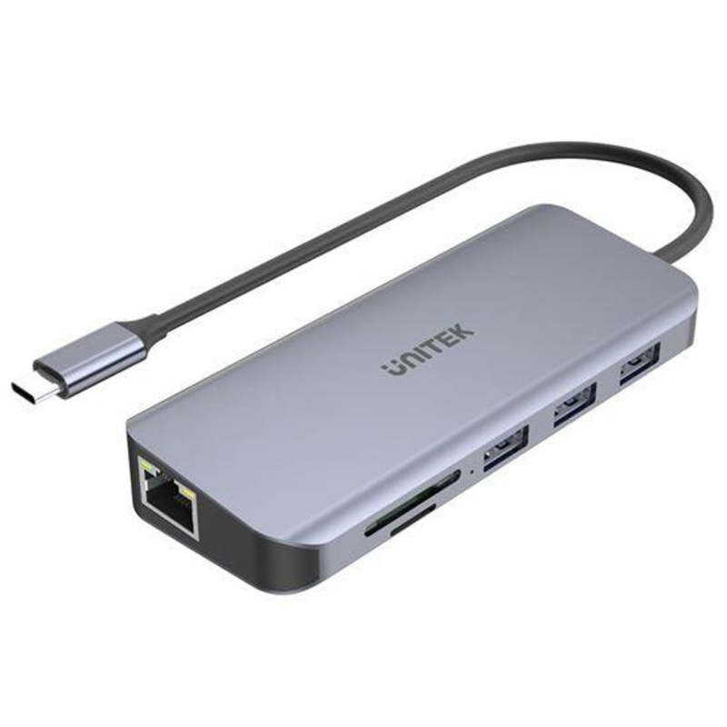 UNITEK 9-In-1 USB 3.1 Multi-Port Hub With USB-C Connector.