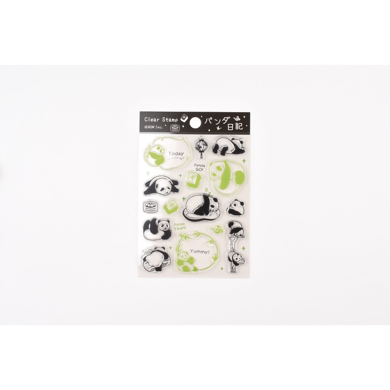 BGM Clear Stamp – Diary – Panda