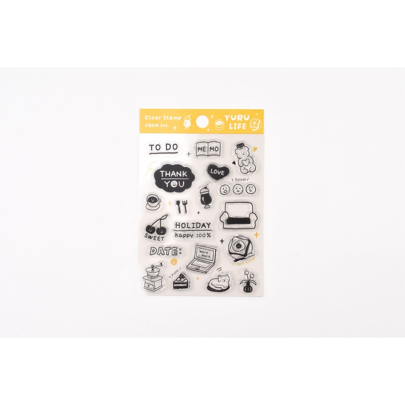 BGM Clear Stamp – Yuru Life