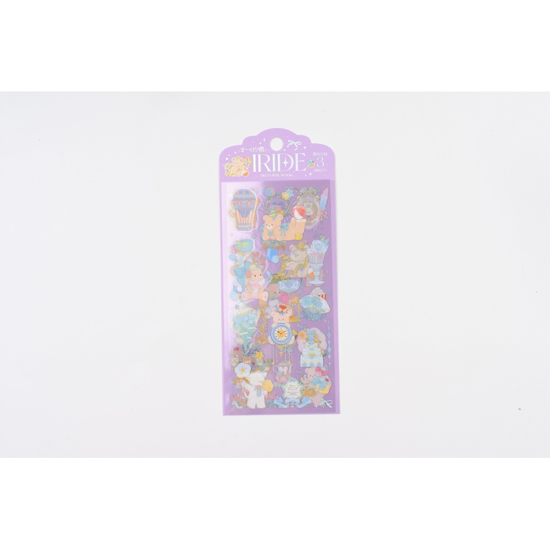 BGM – Foil Stamping Iride Sticker Sheets – Animal Amusement Park