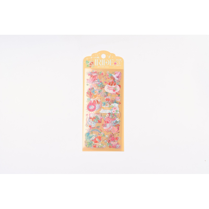 BGM – Foil Stamping Iride Sticker Sheets – Strawberry