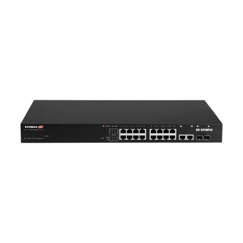 EDIMAX 16-Port Surveillance Long Range Gigabit PoE+ Web Smart Switch