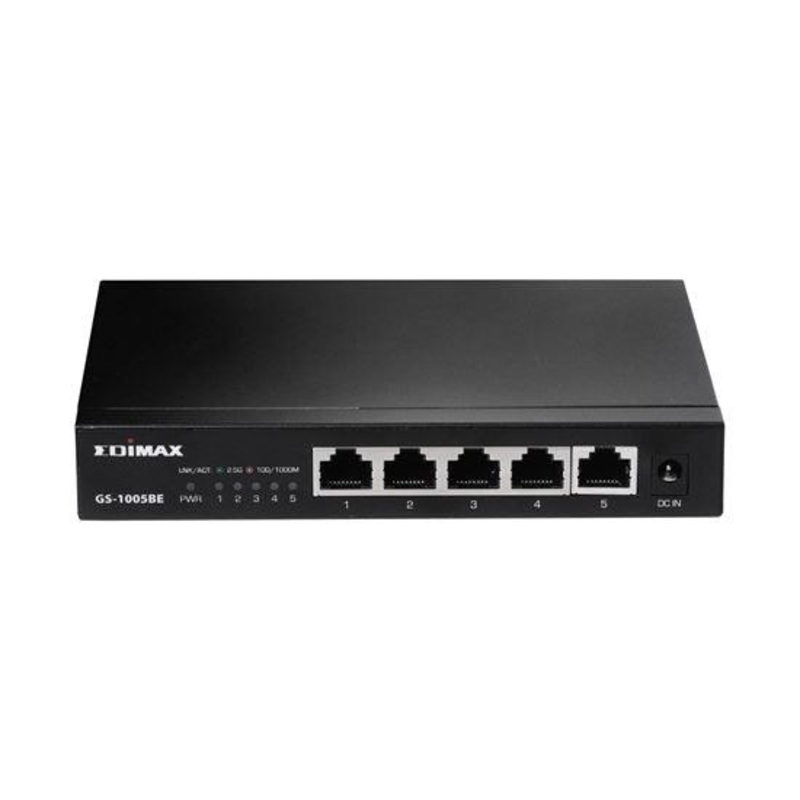 EDIMAX 5 Port 2.5 Gigabit High Speed Desktop Switch.