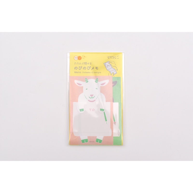 Midori Memo Pad – Stretchy Goat