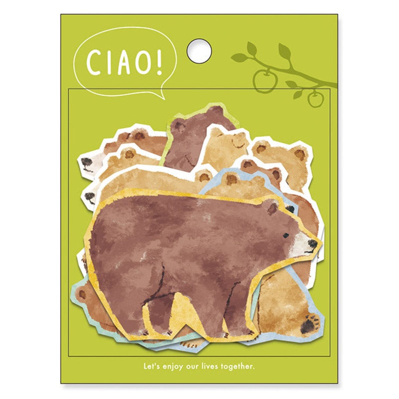 Mind Wave Flake Sticker – Ciao – Bear