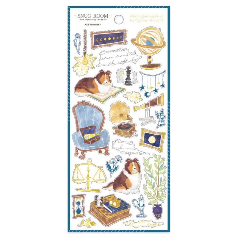 Mind Wave – Snug Room Sticker Sheet – Astronomy