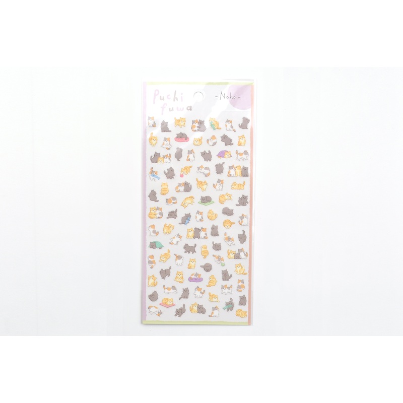 Mind Wave – Tiny Puffy Sticker – Cat