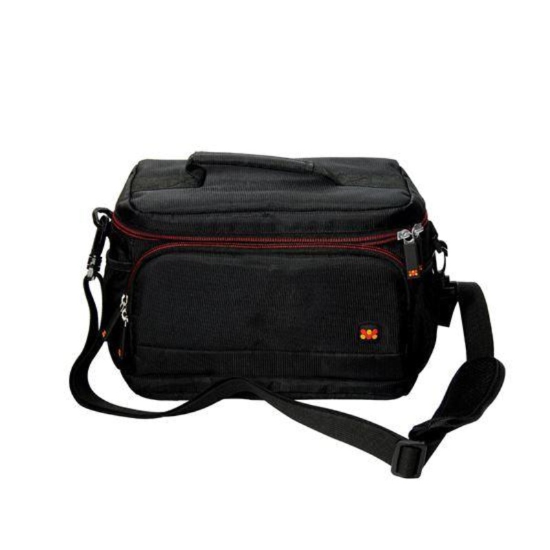 PROMATE Trendy SLR Camera Shoulder Bag With Front And Side Mesh Pocket