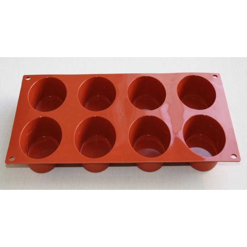 SILIKOMART OVAL 8PC 75X55X35MM FRIAN