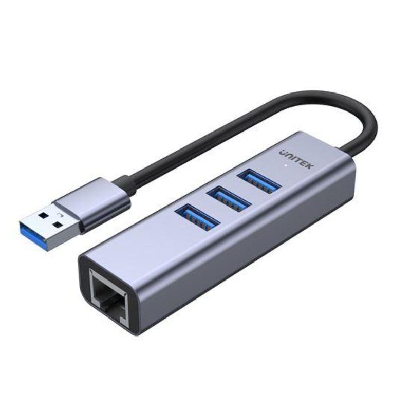 UNITEK 4-In-1 USB Multi-Port Hub With USB-A Connector.