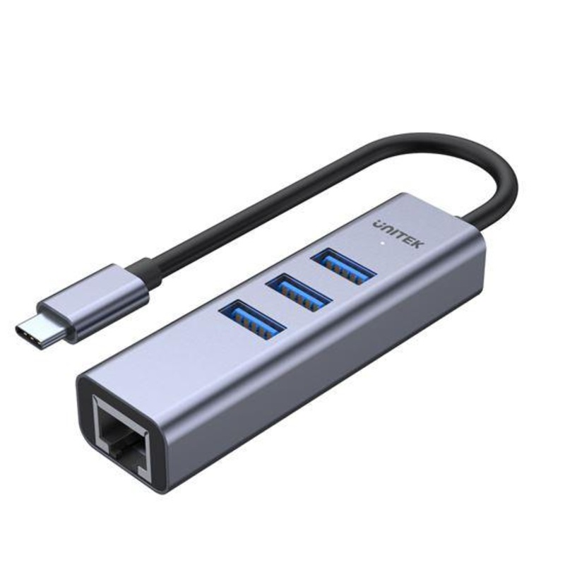 UNITEK 4-In-1 USB Multi-Port Hub With USB-C Connector.